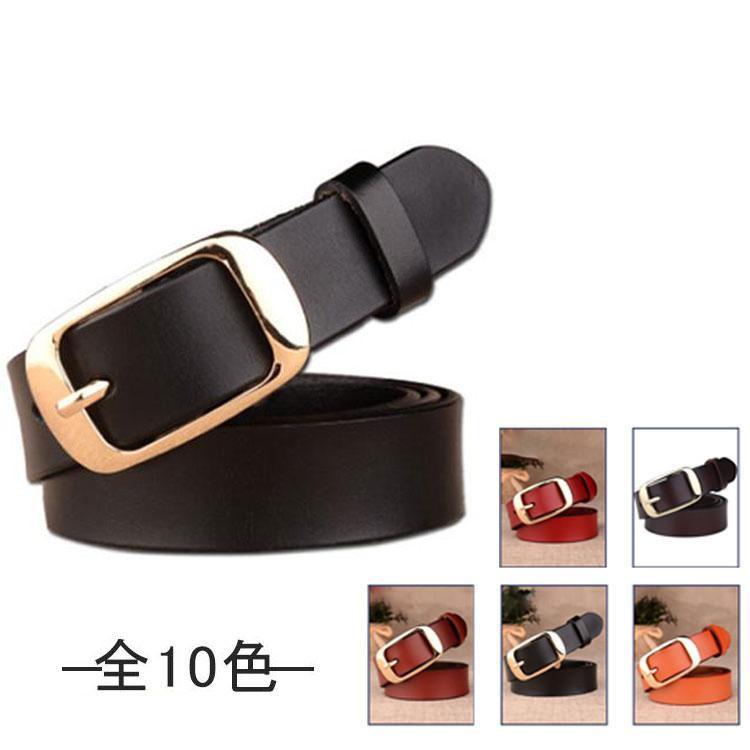 ■品名：レディースベルト■素材：牛革■サイズ(長さ):105cm/110cm/115cm■サイズ(幅)：2.8cm■カラー：全10色■産地：中国の人気検索キーワード：レディース ベルト 細ベルト レデ