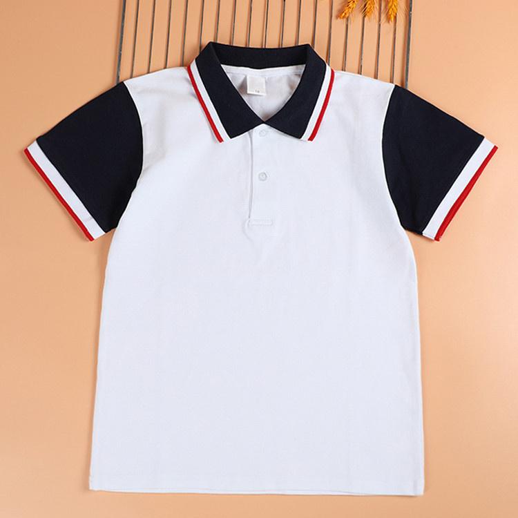 ■ 品名：キッズポロシャツ■ 素材：コットン95%+エラストマー5%■ カラー：全4色■ サイズ：6-34の人気検索ワード：キッズ ポロシャツ 子供 poloシャツ 女の子 男の子 Tシャツ キッズ 