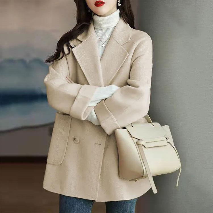 ■ 品名：レディースラシャコート■ 素材：ラシャ■ カラー：全4色■ サイズ：S-XL の人気検索キーワード：レディースコート 秋冬 ラシャコート ショート丈 ミディアム丈 ショート丈 トレンチコート
