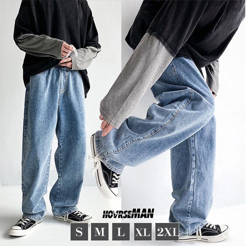 商品詳細カラー:/ブルー/ブラックサイズ:/S/M/L/XL/2XL/3XL/■商品説明LAのストリートカルチャーを表現した定番デニムパンツが登場！股下も長めに作られており、股づれ防止にもつながります