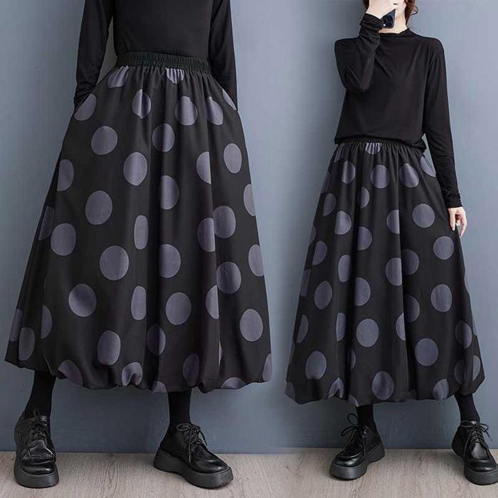【サイズ】F：着丈約82CM ウエスト66〜112CM ヒップ約150CM 裾周り約260CM--【素材】ポリエステル--【ご注意】※サイズ詳細は床置き実寸のため、若干の誤差がある場合がございます。ご